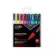 Posca marker set 8kpl PC-3M 0,9-1,3mm - Posca tussit - 8154519 - 1