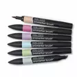 W&N Brushmarker Pastel tones 6kpl setti - Brushmarker tussit - 5043349 - 1