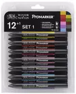 W&N Promarker 12-lajitelma set 1 - Promarker tussit - 5043219 - 3