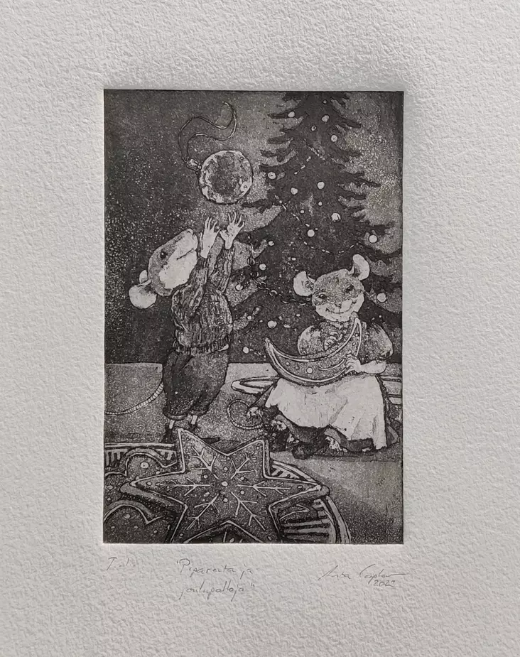 Caplan Asta: Pipareita ja joulupalloja - Pienet vedokset - t11959 - 1