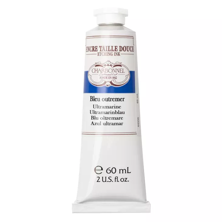 Charbonnel Etching Ink syväpainoväri 043 Ultramarine 60ml - Syväpainovärit - 574869 - 2