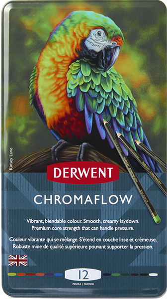 Derwent Chromaflow 12 väriä - Värikynäsetit - 2616119 - 1