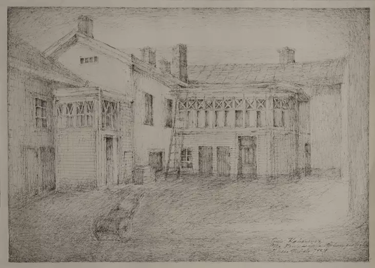 Inkala Hilkka: Kakaravaara Koulukatu 1900-l puolivälissä - Suuret vedokset - t8969 - 1