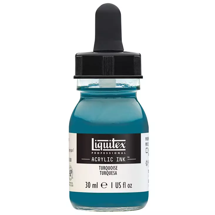 Liquitex Acrylic Ink 287 Turquoise 30ml - Akryylimusteet - 2047629 - 1