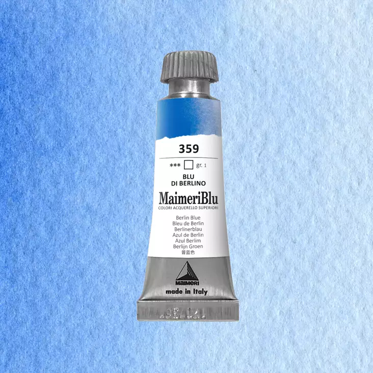 Maimeri Blu Akvarellituubi 359 Berlin Blue 12ml - Maimeri Blu - 1609359 - 1