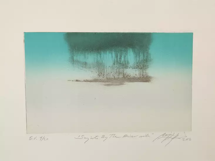 Pitko Marjo (Hyttinen): Sarjasta By The River side - Pienet vedokset - t11169 - 1