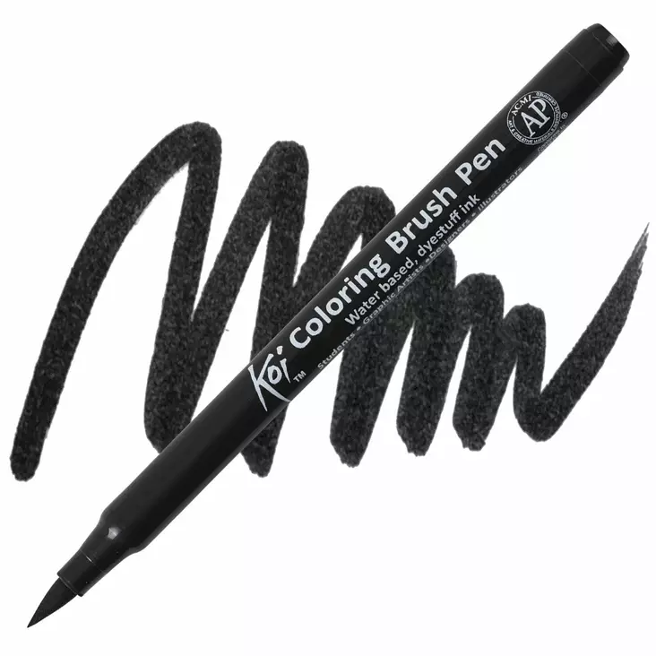 Sakura Koi Brushpen Black - Finelinerit ja kuitukärkikynät - 031023049 - 1