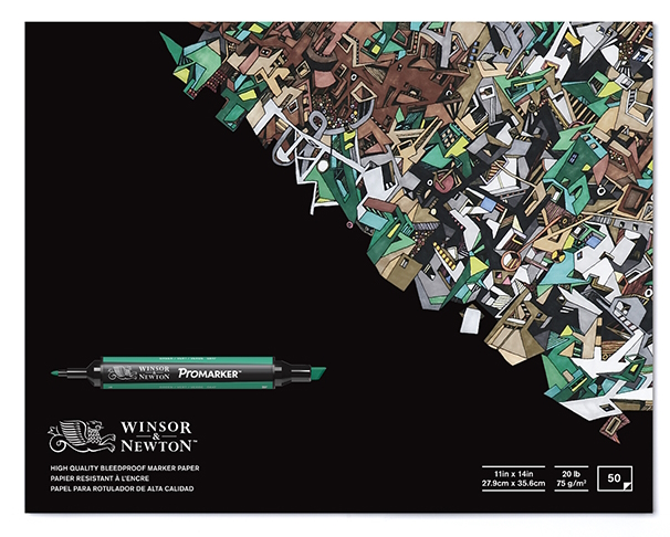 WN Bleedproof paper pad 27,94 x 35,56cm (50) - Tussilehtiöt - 5047309 - 1