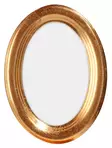 Kultainen ovaali valokuvakehys - Pyöreät valokuvakehykset - 999oval912pk - 1