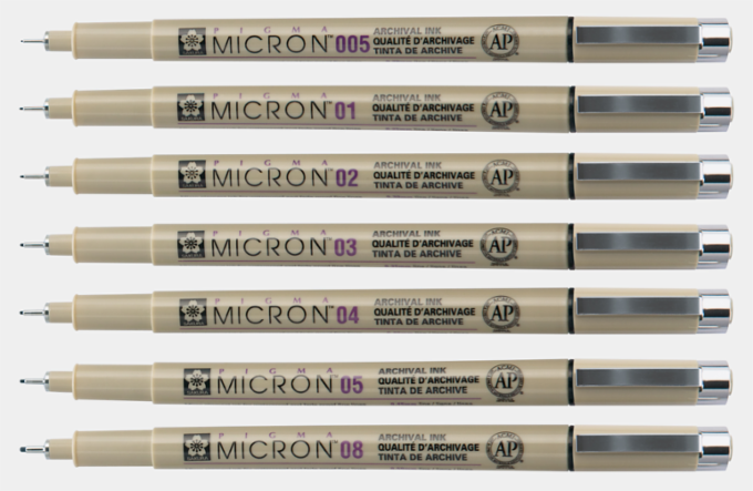 Pigma Micron (valitse koko) - Pigma - 018140005m - 1