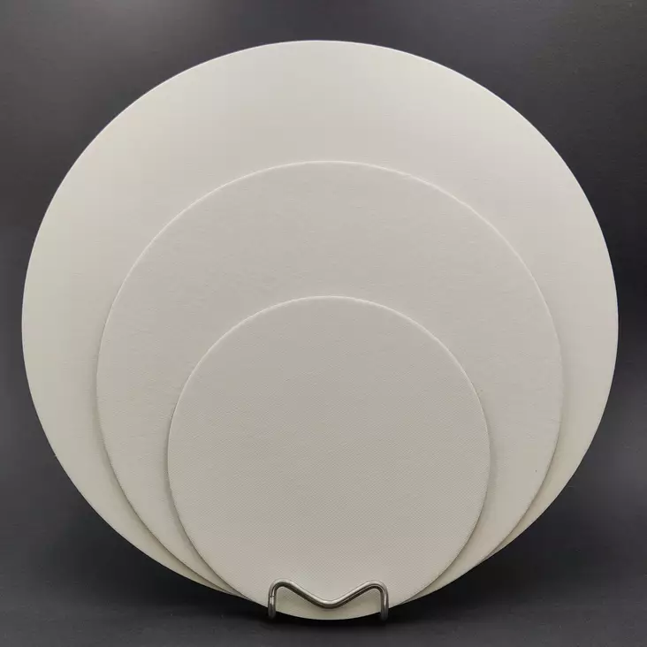 Kangaspahvipohja pyöreä, 3mm, 20cm, 30cm, 40cm - Maalauspohjat - Tondo - 1